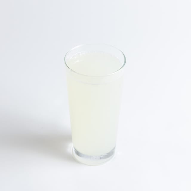 Agave Sweetened Lemonade.
